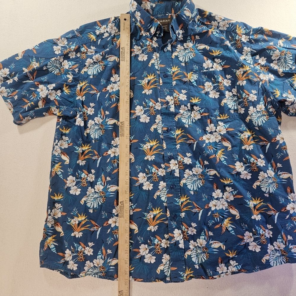 Ariat Tropical Button Up Shirt XXL - Picture 5 of 10